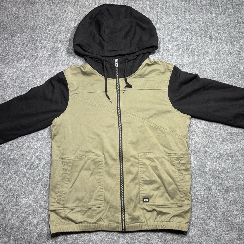 the Volcom Volblaster Hooded Vest Jacket Youth Size XL 16